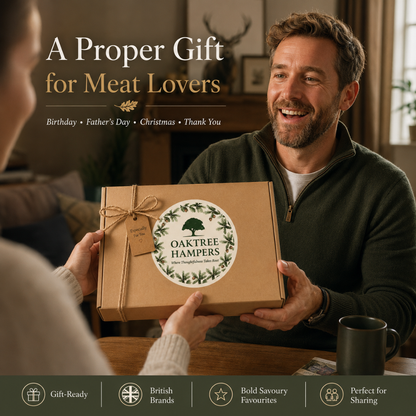 Carnivore Snacks Hamper | 8 Assorted Pub Snacks Gift with Pork Crackling, Salami Sticks, Chicken Crackling & Curators Pork Puffs